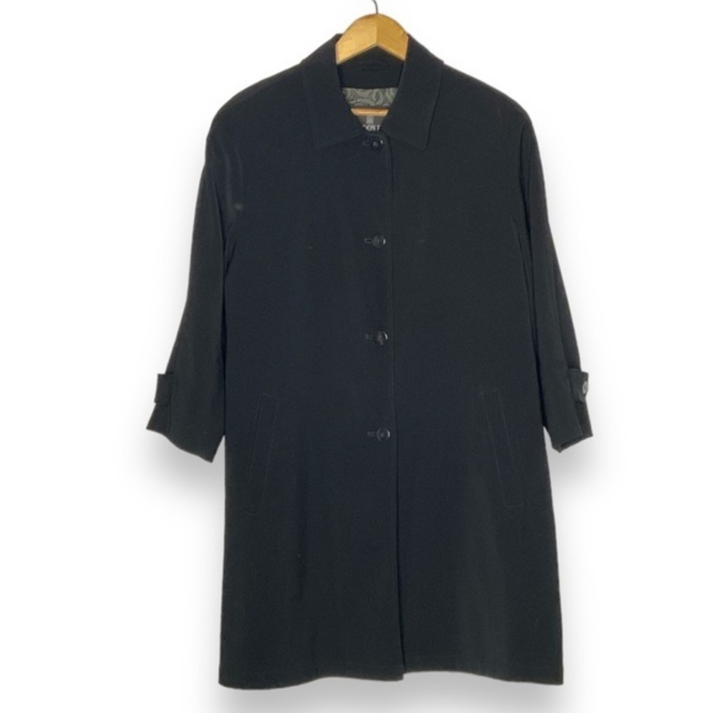 London Fog Black Trench Coat